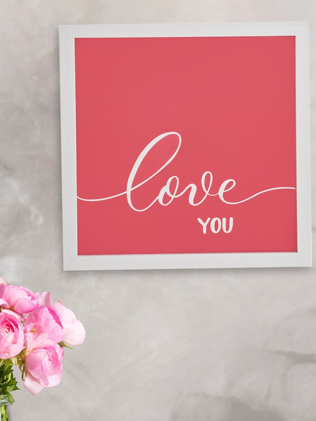 

Home Centre Pink You and Me Printed Glass Picture Frame