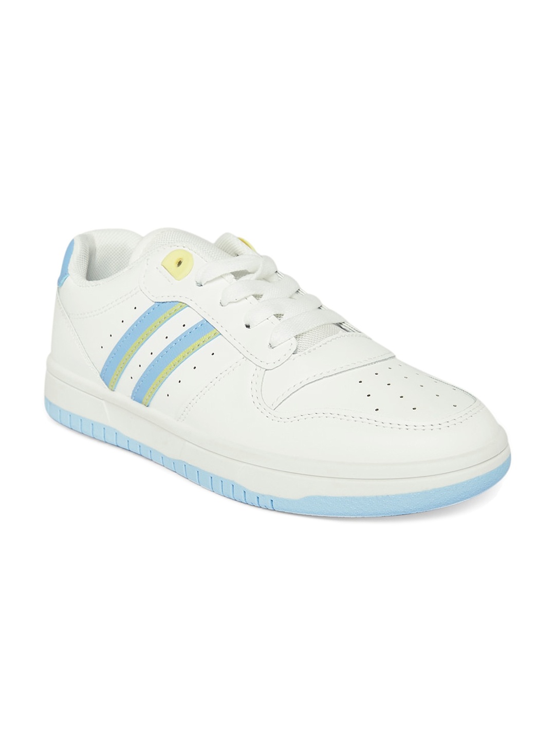 Forever Glam by Pantaloons Women White Perforations Sneakers
