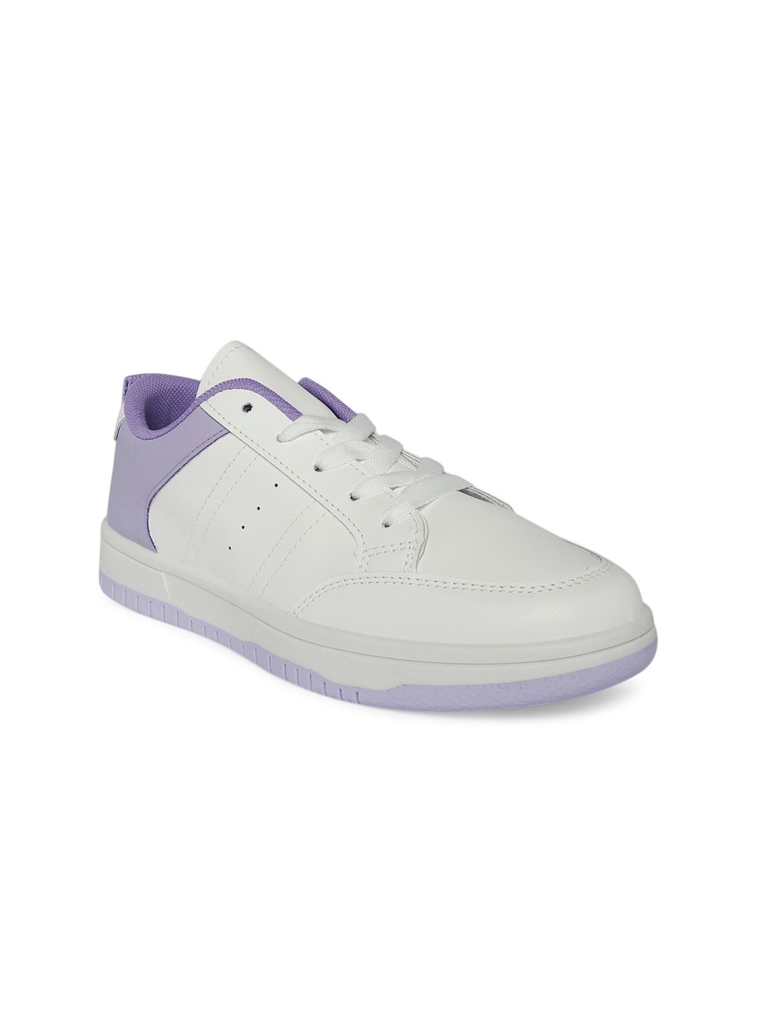 

Forever Glam by Pantaloons Women White Perforations PU Sneakers