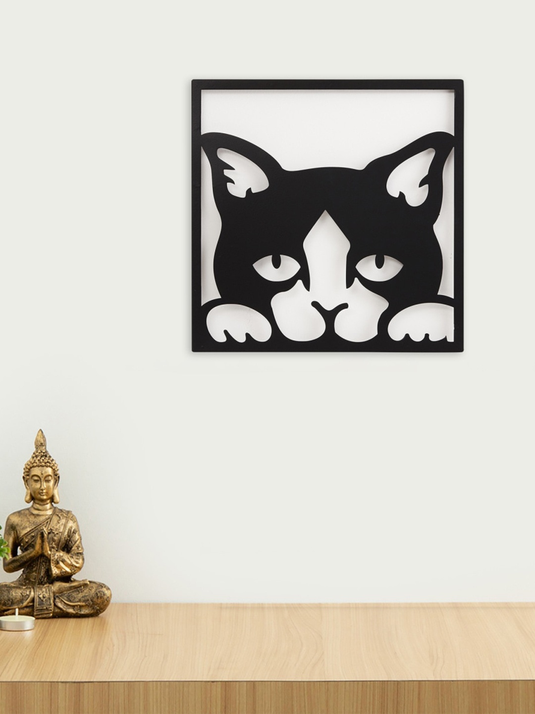 

Home Centre Black Cat Metal Wall Decor