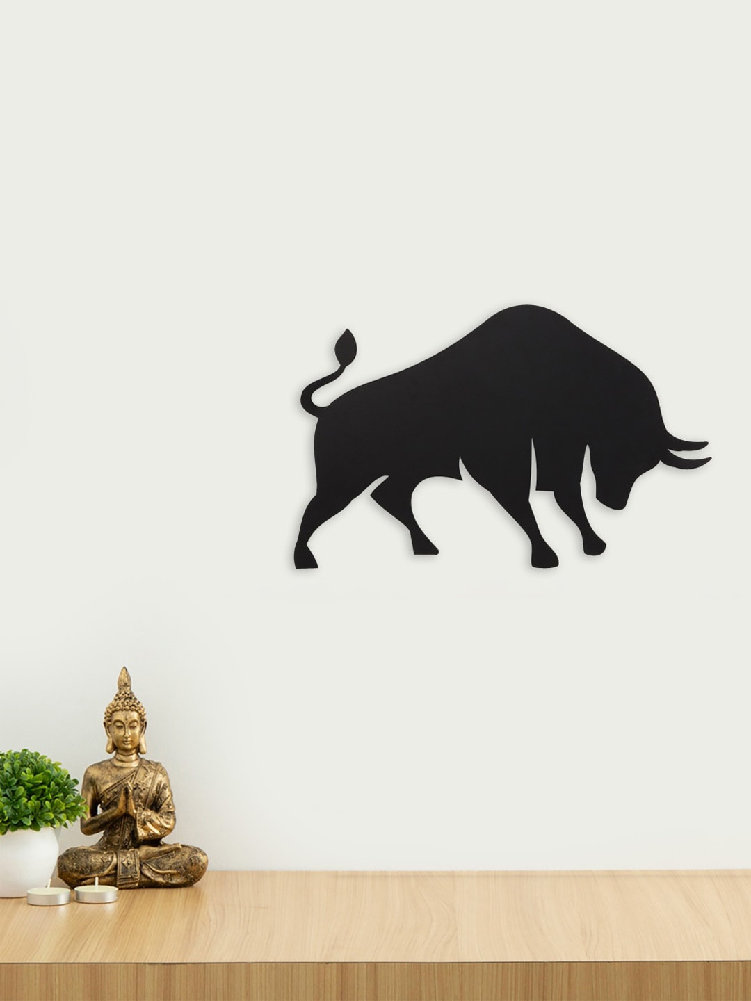 

Home Centre Black Nimbus Metal Wall Art