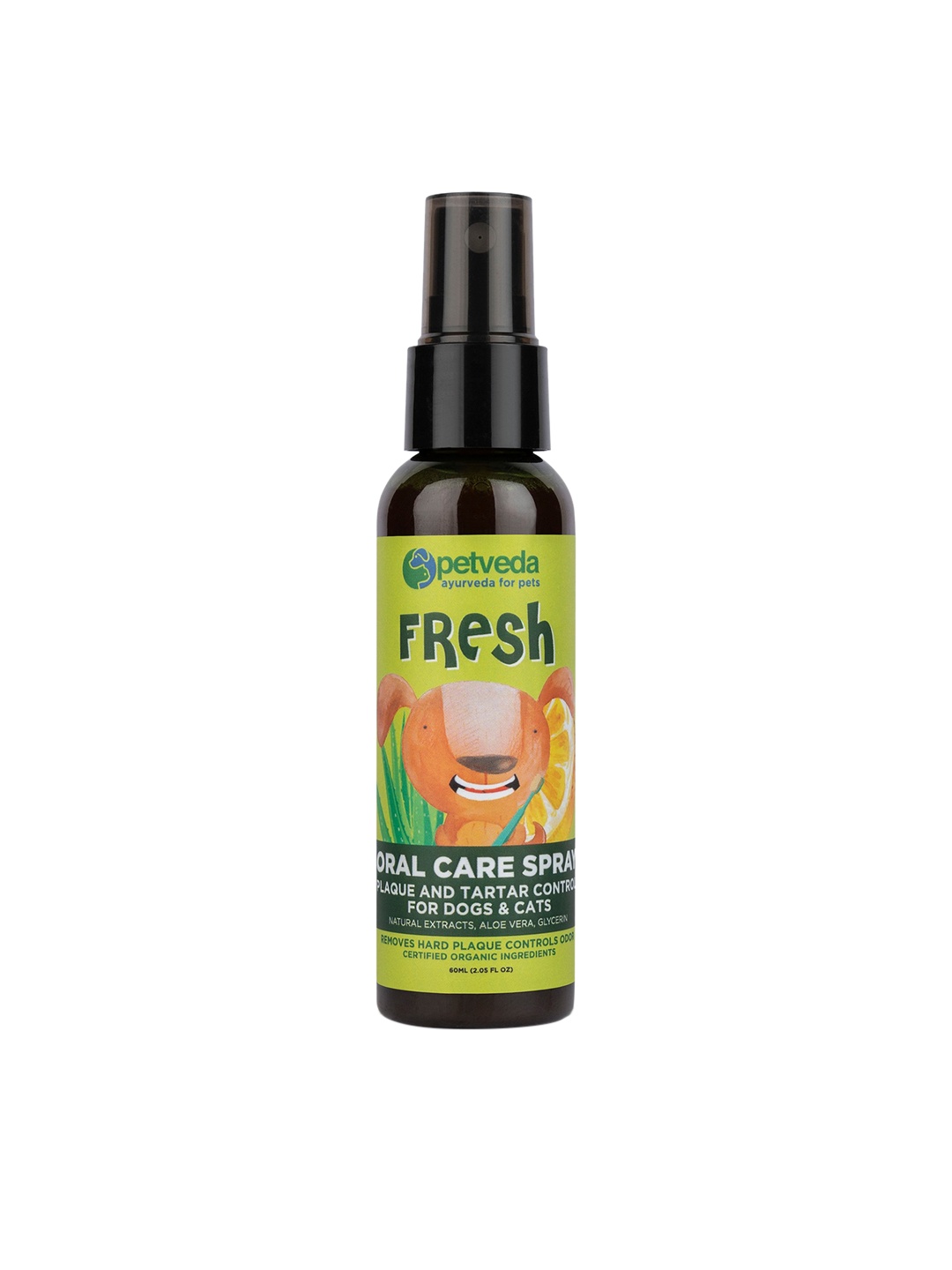 

Petveda Ayurvedic Breath Freshener Oral Care Pet Spray, Black