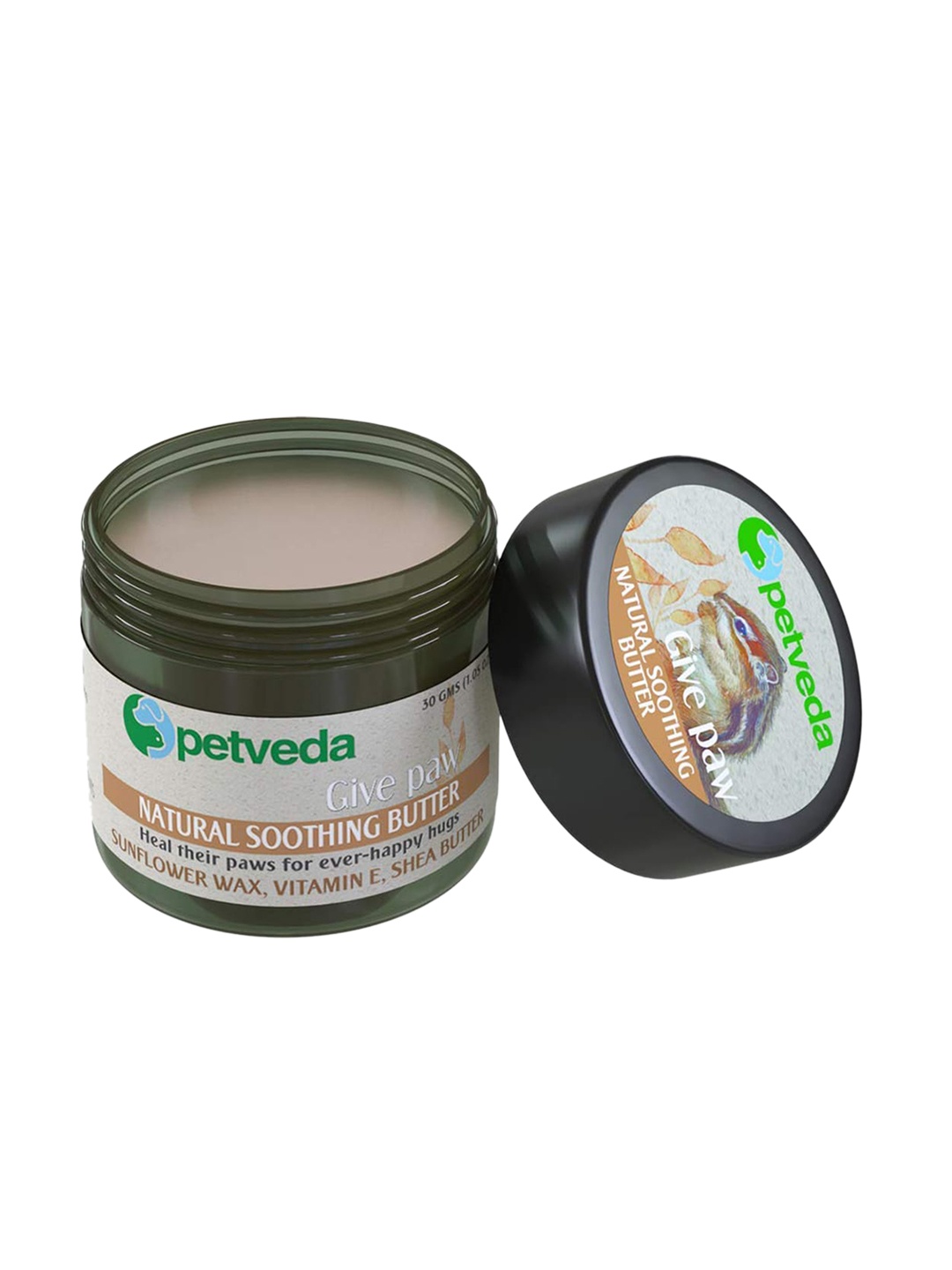 

Petveda Nude Coloured Ayurvedic Pet Paw Cream with Shea Butter- 30 gm