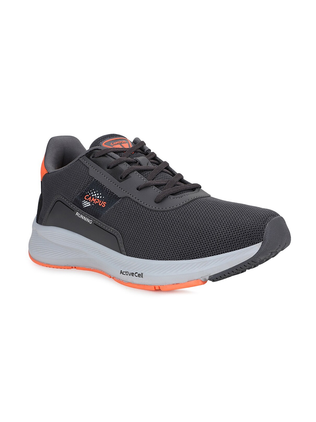 

Campus Men Grey Mesh Running Shoes