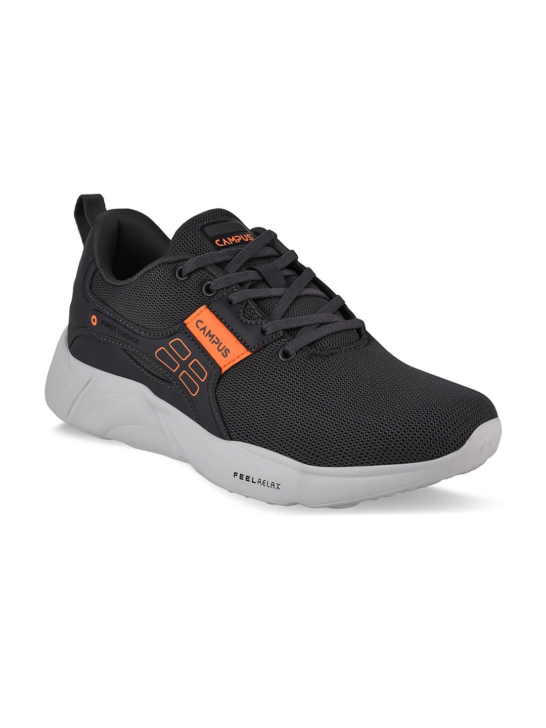 

Campus Men Charcoal Mesh Running Shoes