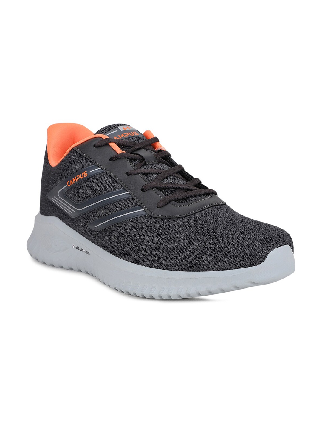 

Campus Men Grey Melange Sports Running Shoes