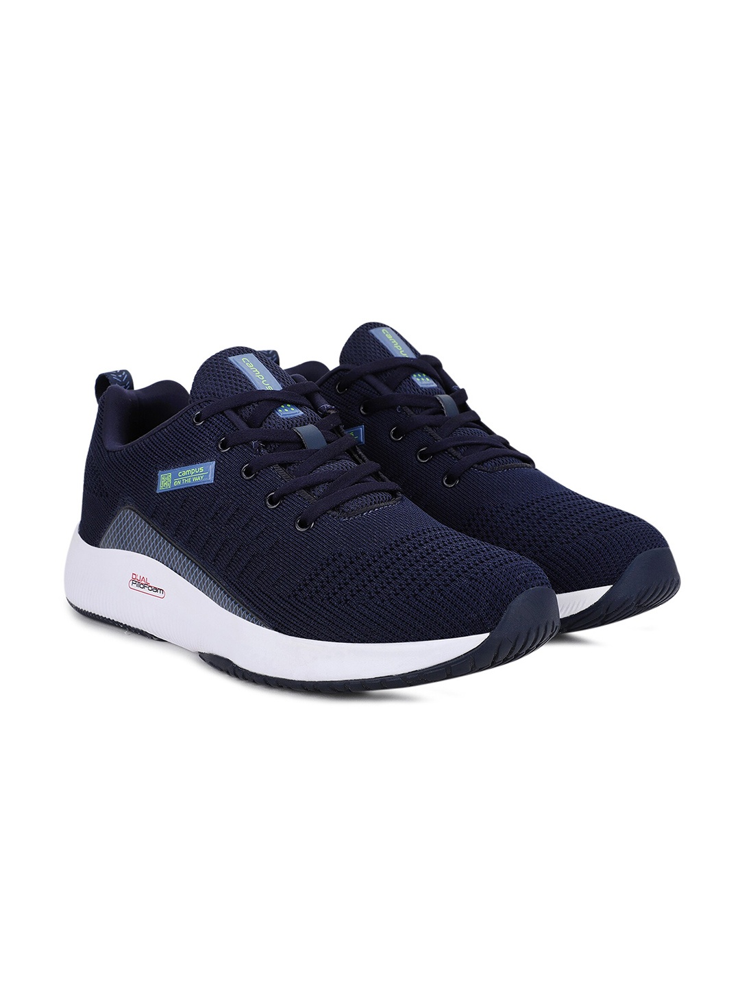 

Campus Men Navy Blue Mesh Toll Running Shoes