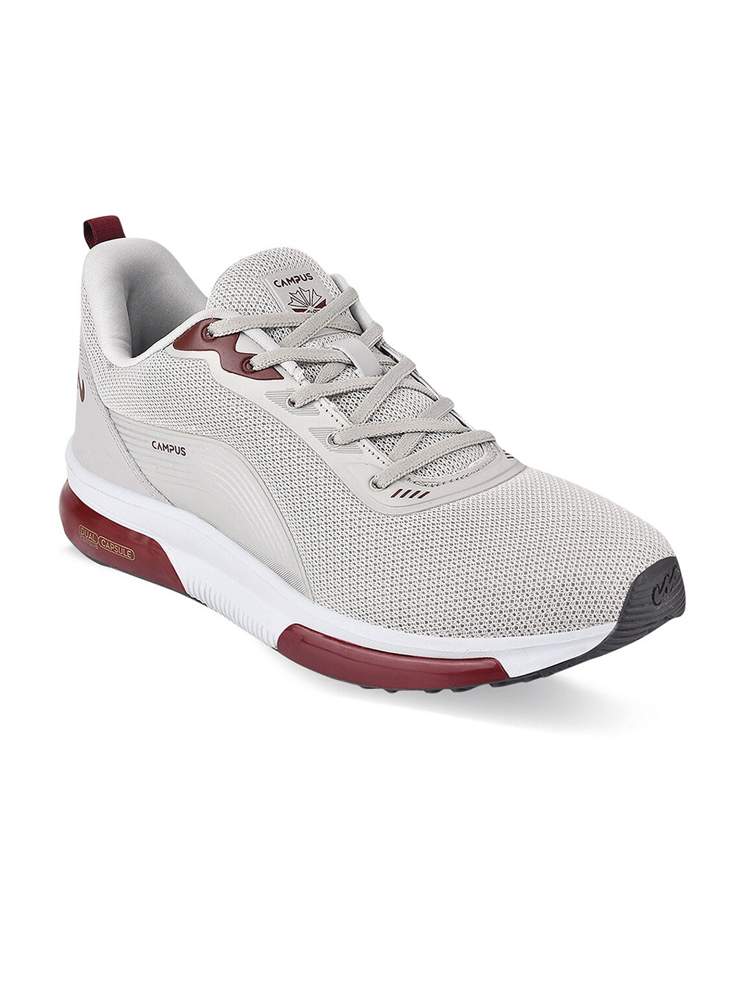 

Campus Men Grey Mesh Running Shoes