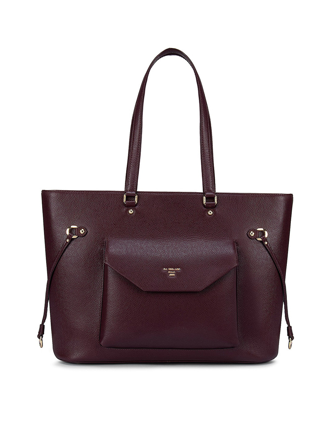 

Da Milano Women Purple Leather Structured Shoulder Bag