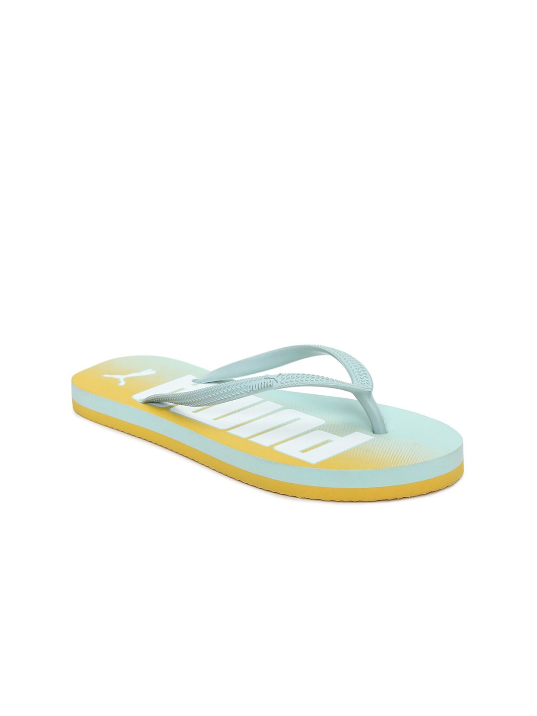 

Puma Women Blue & Yellow Printed Thong Flip-Flops