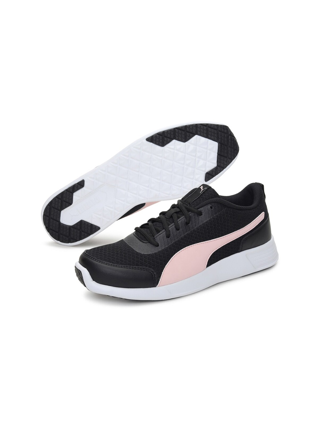 

Puma Women Black Textured Sneakers