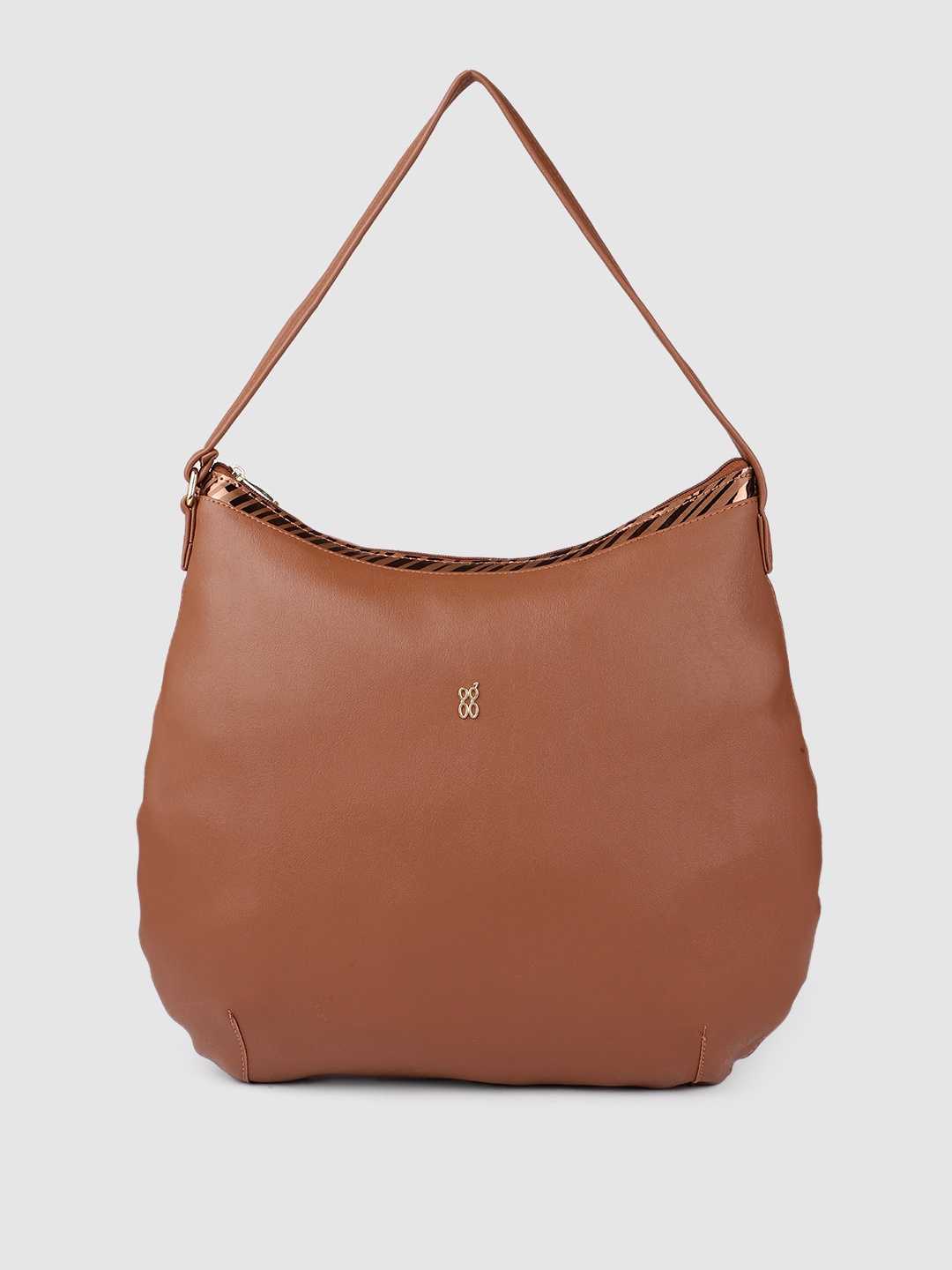 

Baggit Women Tan Brown Solid Hobo Bag