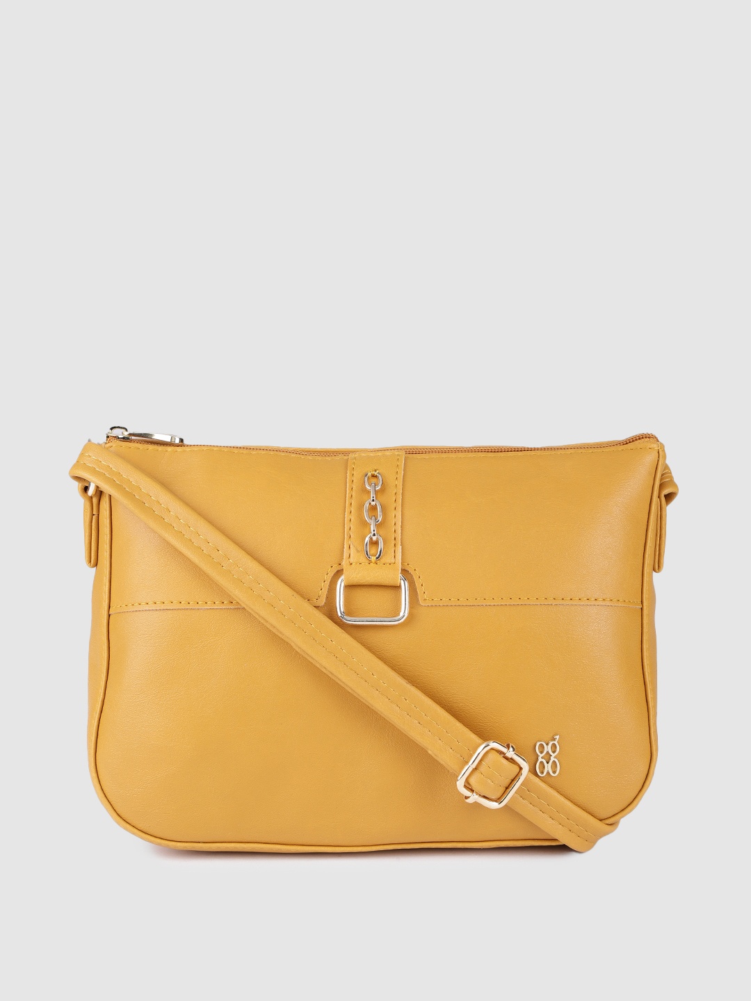 

Baggit Yellow Structured Sling Bag