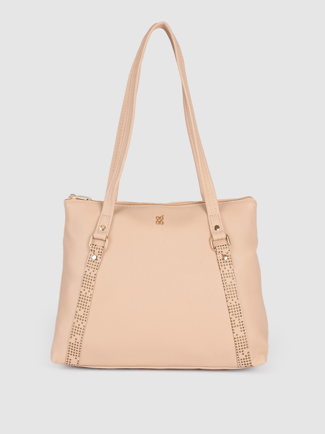 

Baggit Beige Structured Shoulder Bag