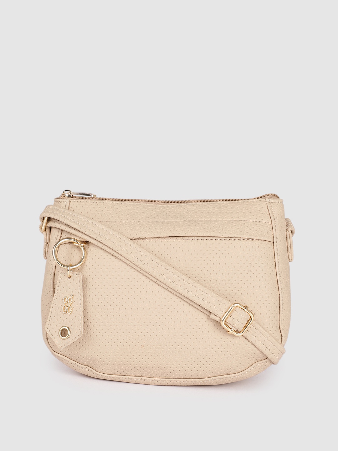 

Baggit Beige Structured Sling Bag