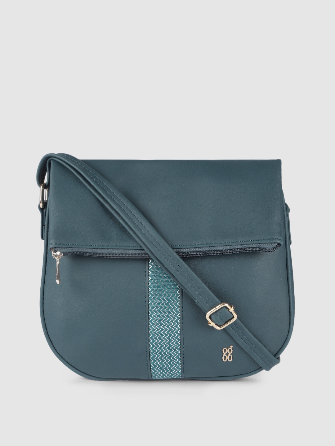 

Baggit Women Teal Blue Solid Sling Bag