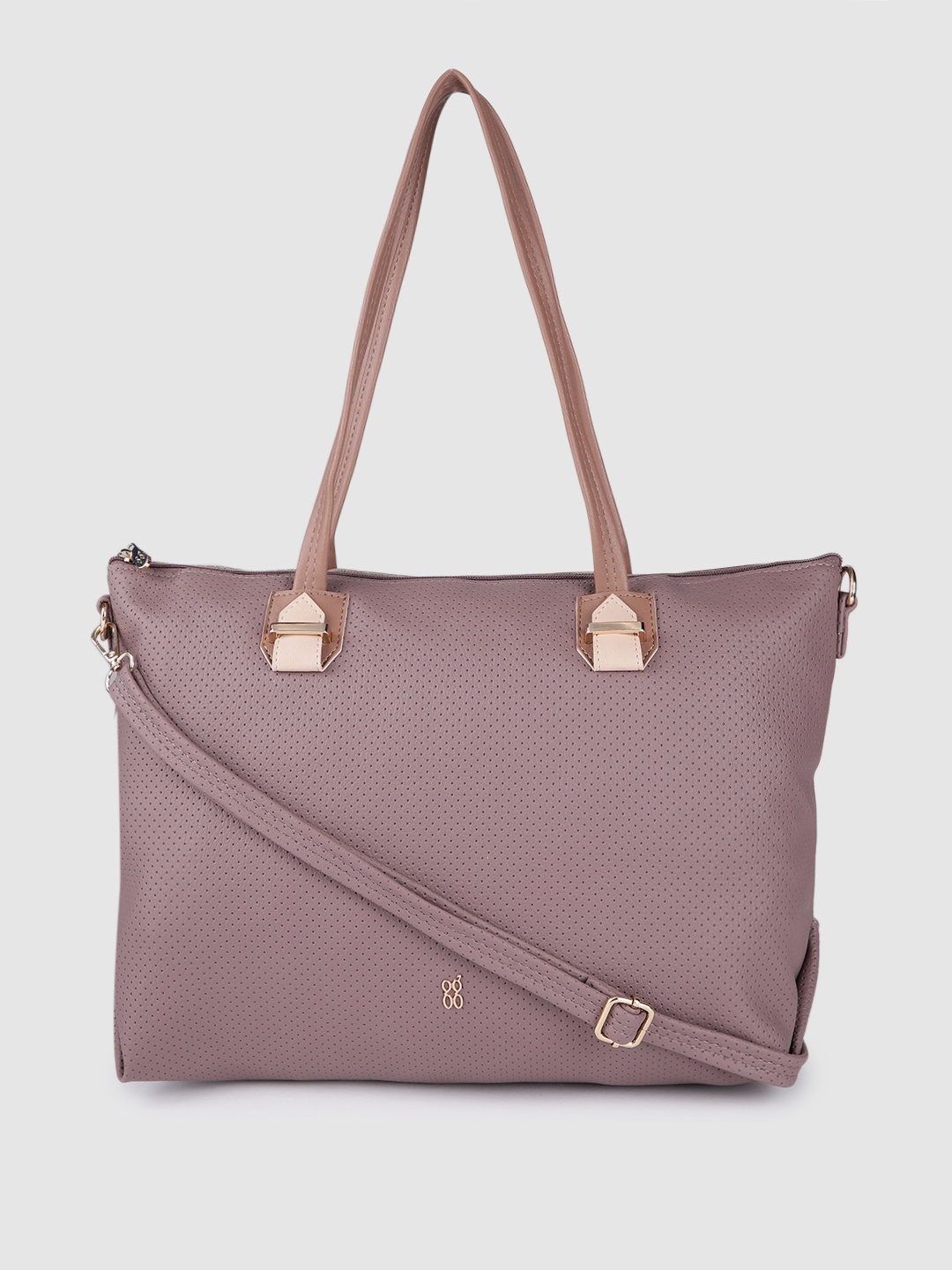 

Baggit Women Purple Textured Shoulder Bag