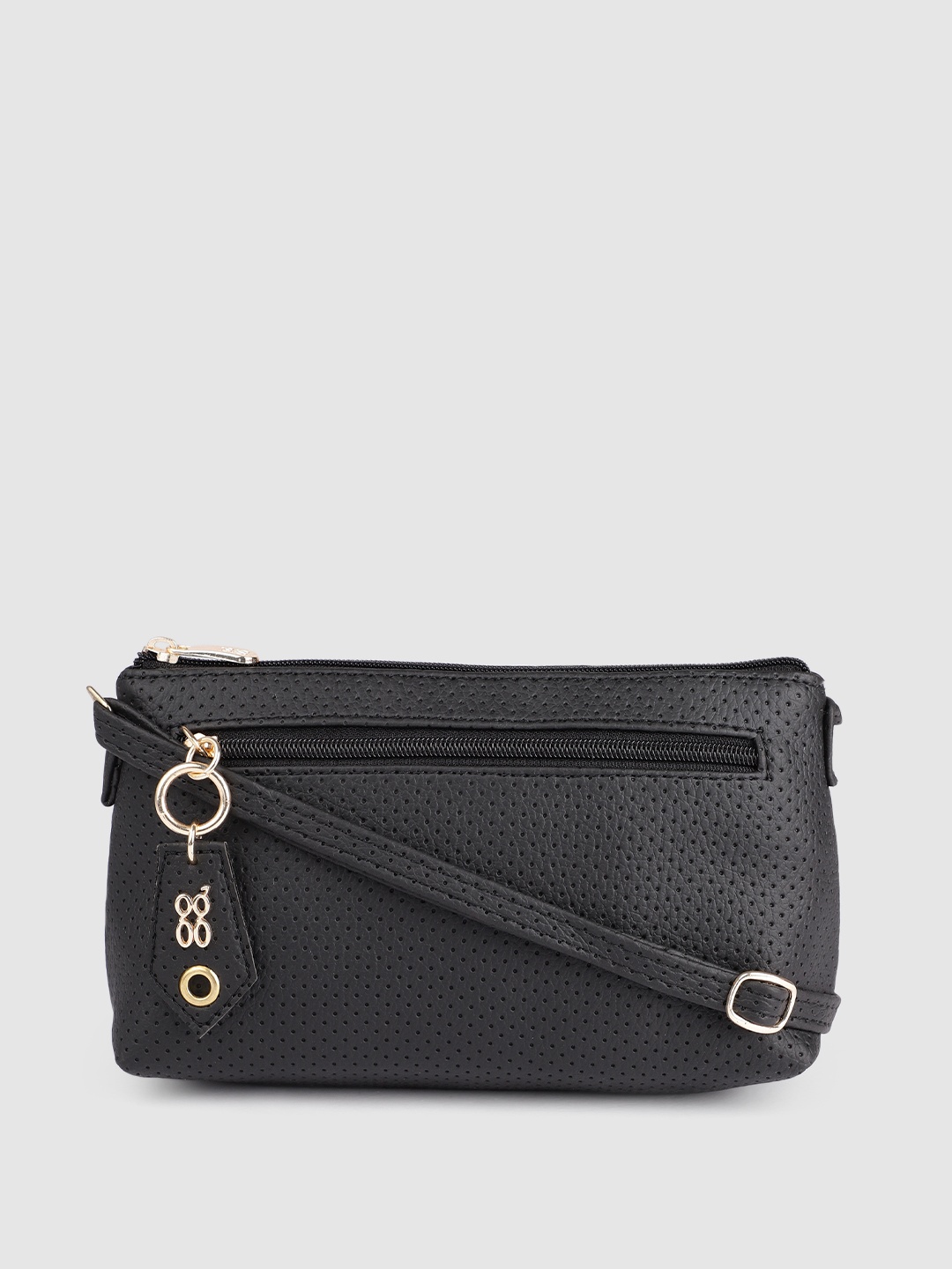 

Baggit Black Textured Sling Bag