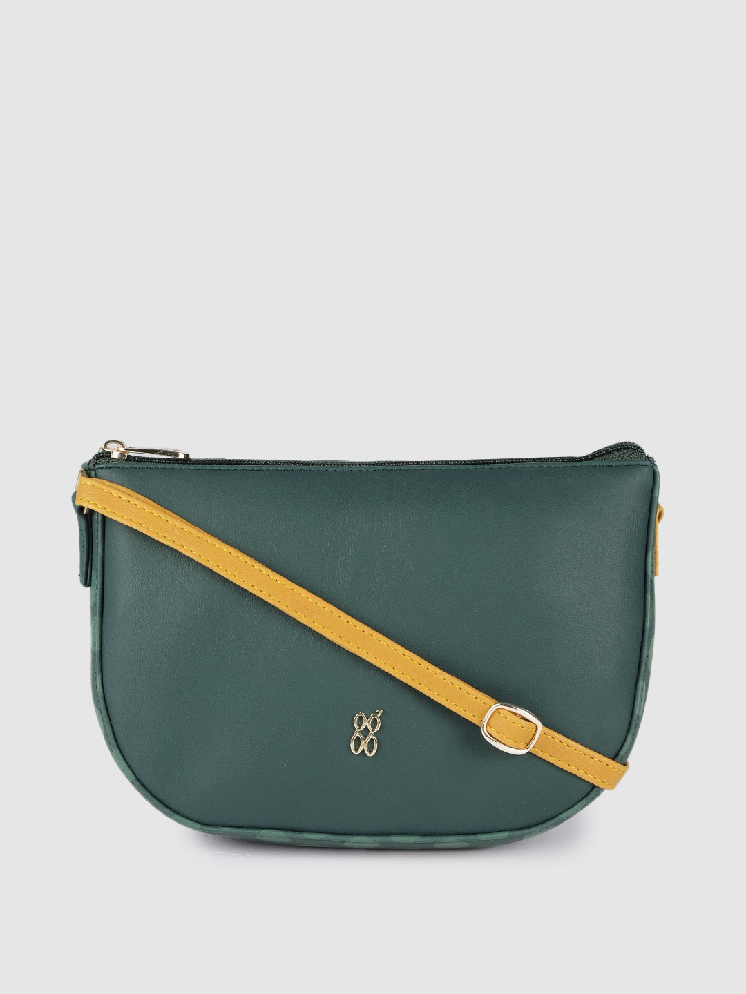 

Baggit Women Green Solid Sling Bag