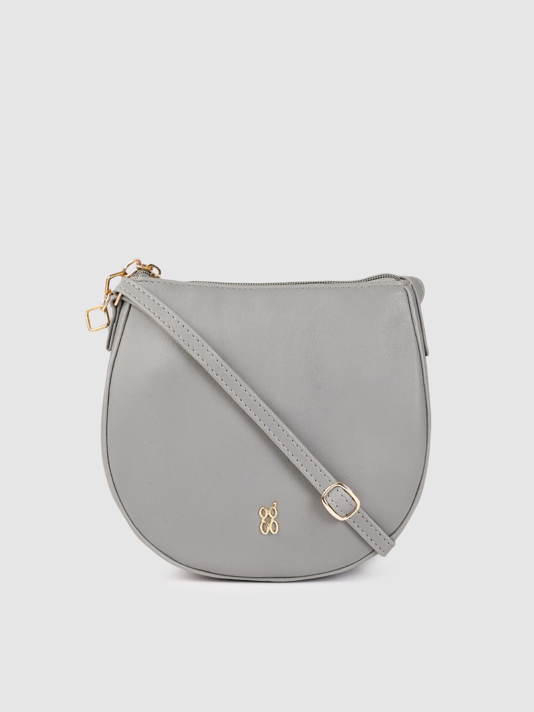 

Baggit Women Blue Solid Structured Sling Bag