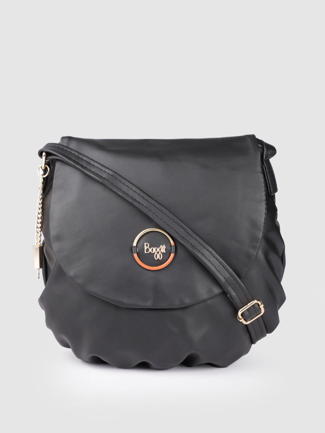 

Baggit Women Black Structured Sling Bag