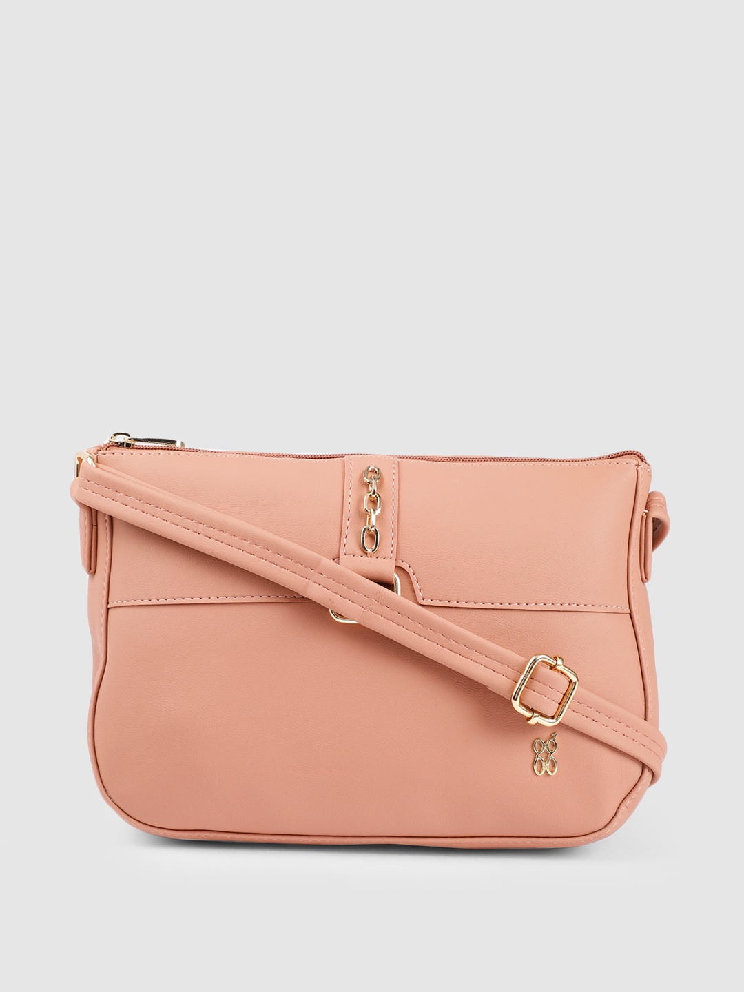 

Baggit Pink Solid Sling Bag