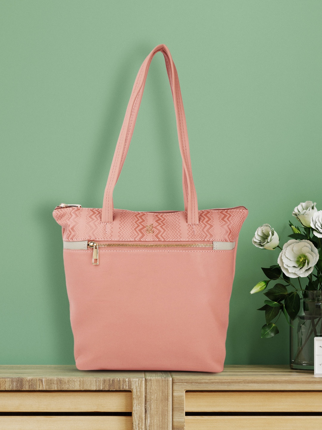 

Baggit Pink Structured Shoulder Bag