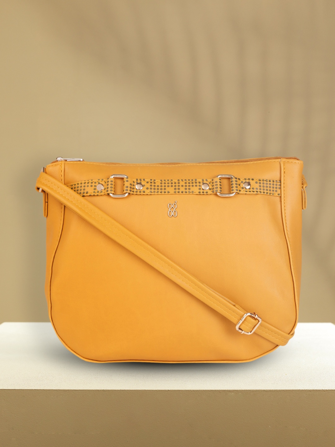 

Baggit Women Yellow Structured Sling Bag