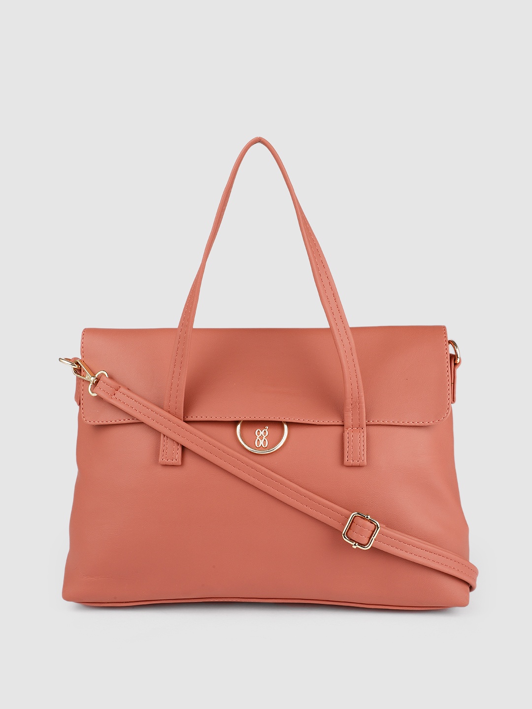 

Baggit Women Pink Solid Handheld Bag