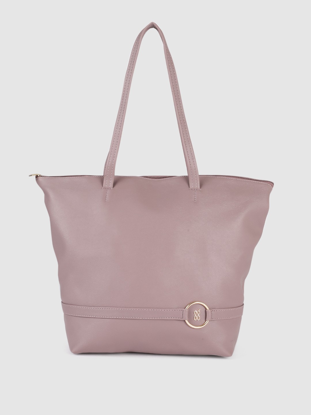 

Baggit Women Purple Solid Structured Shoulder Bag
