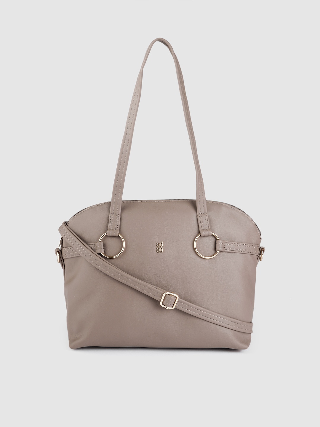 

Baggit Women Taupe Structured Shoulder Bag