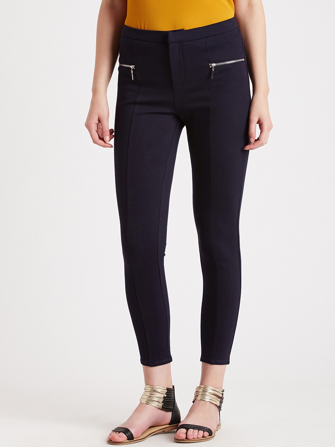 

COVER STORY Navy Treggings, Navy blue