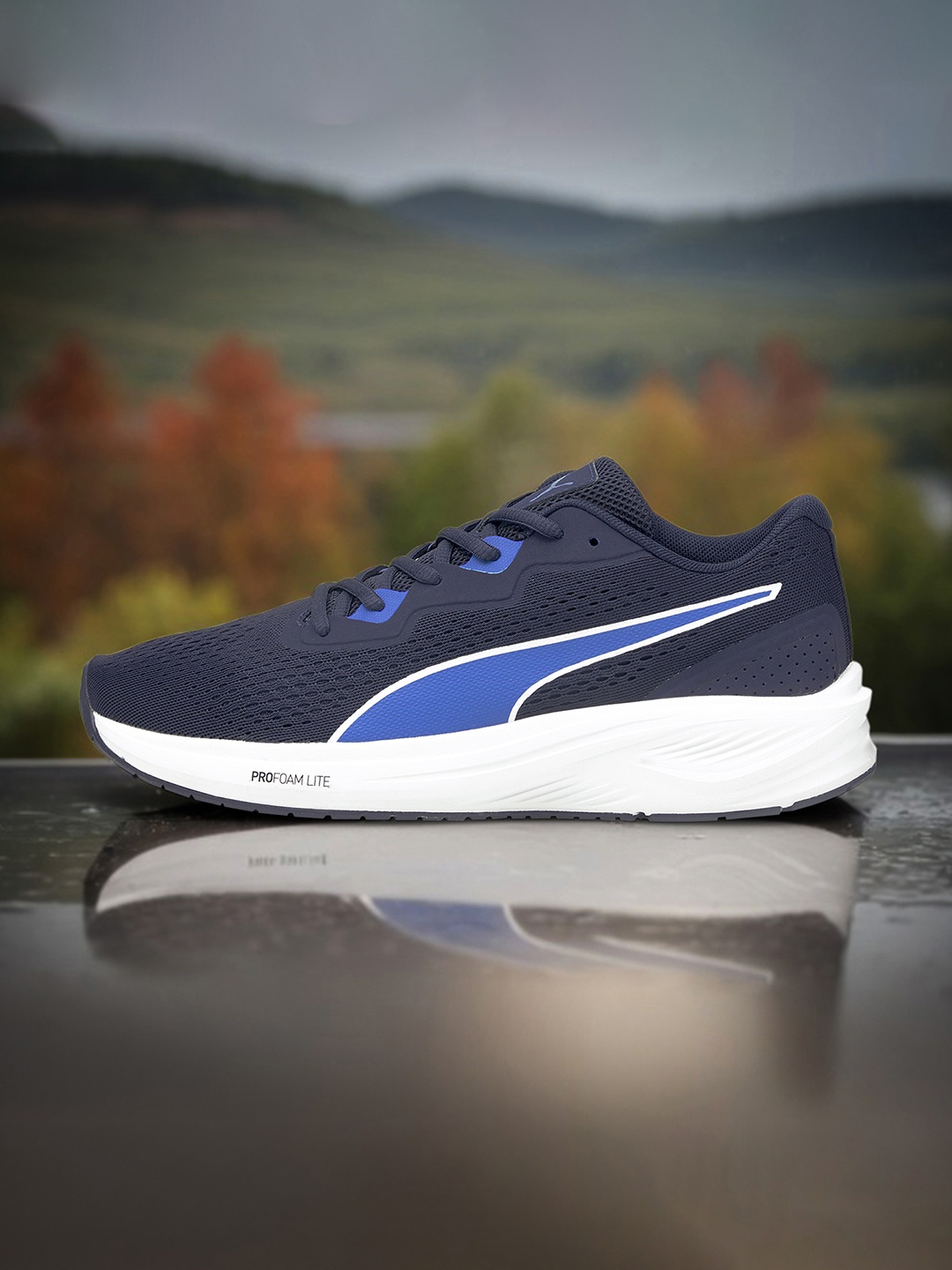 

Puma Unisex Navy Blue ProFoam Aviator Running Shoes