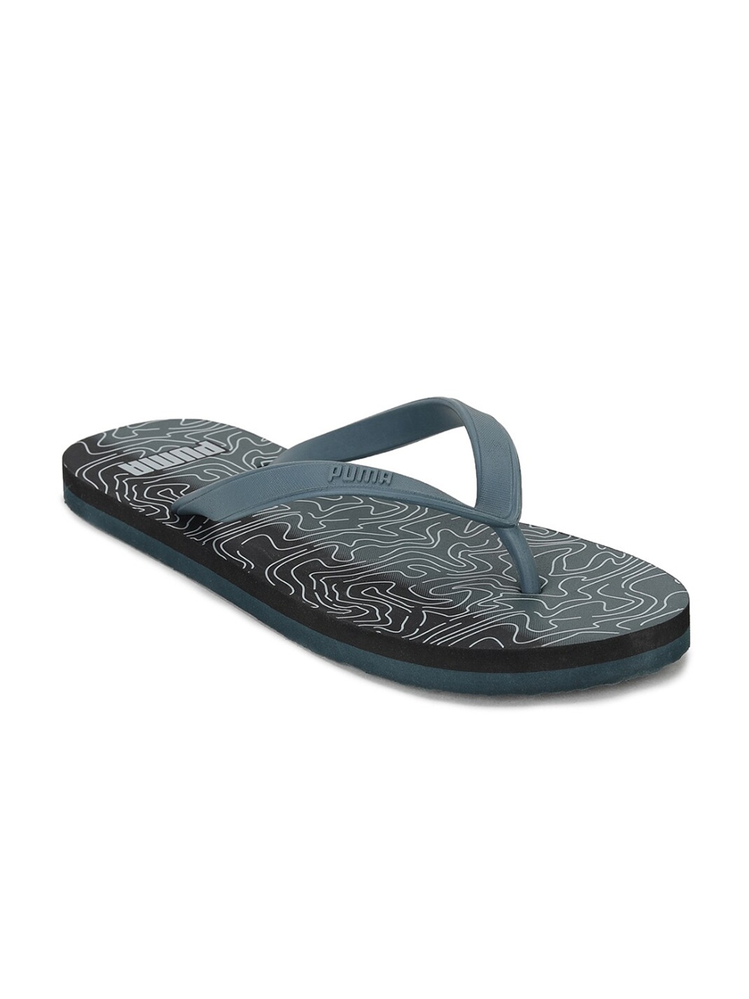 

Puma Unisex Green Printed Thong Flip-Flops