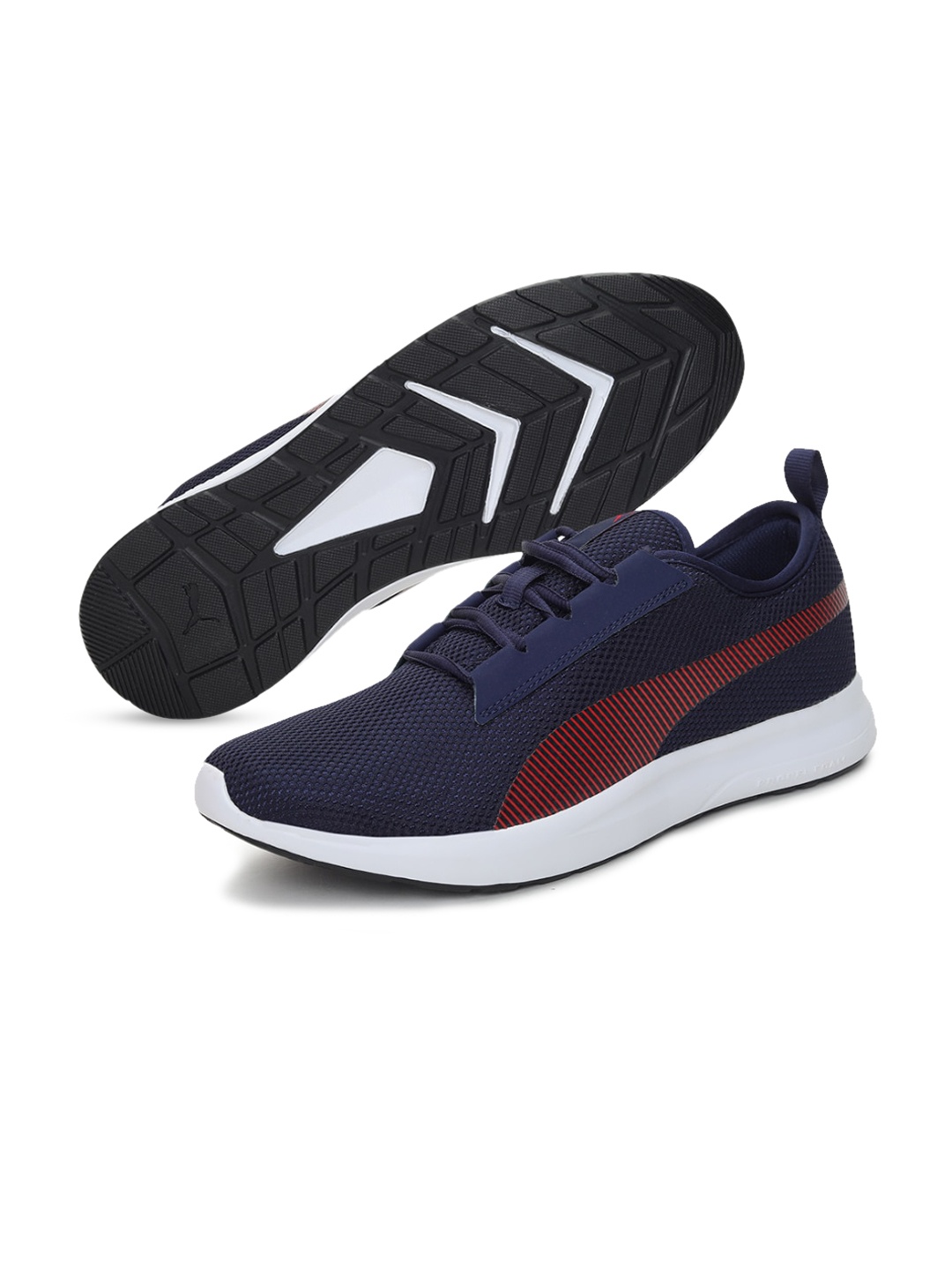 

Puma Men Navy Blue Colourblocked Raymax Sneakers