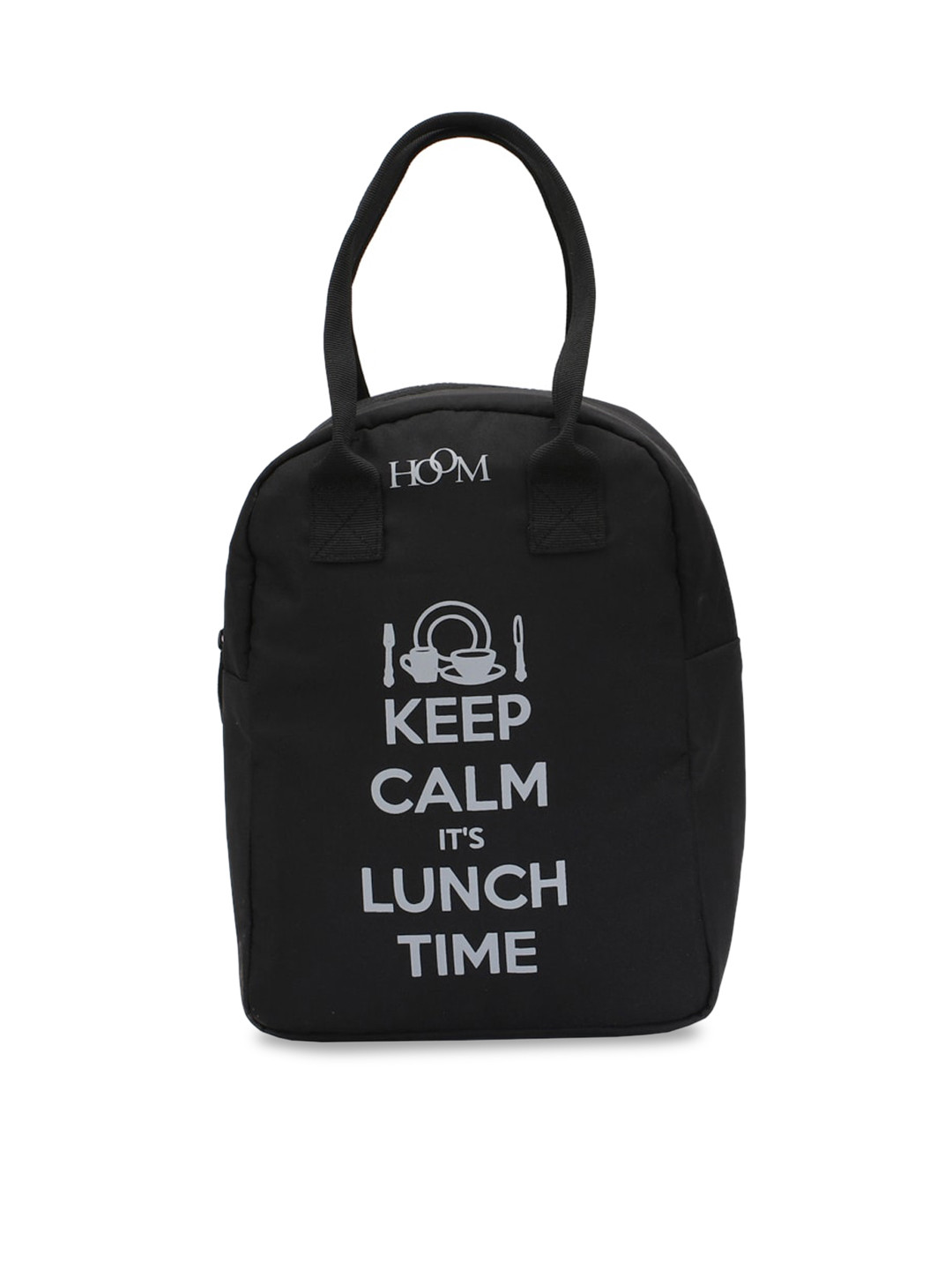 

HOOM Black Printed Lunch Bag