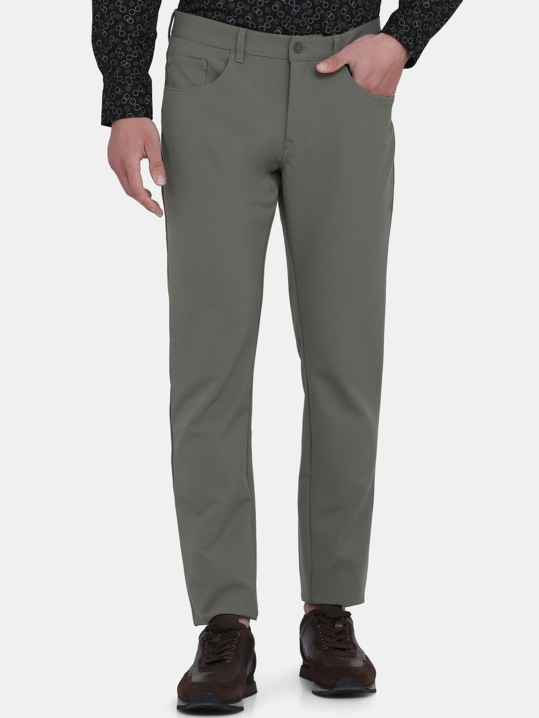 

Blackberrys TechPro Men Olive Casual Trouser
