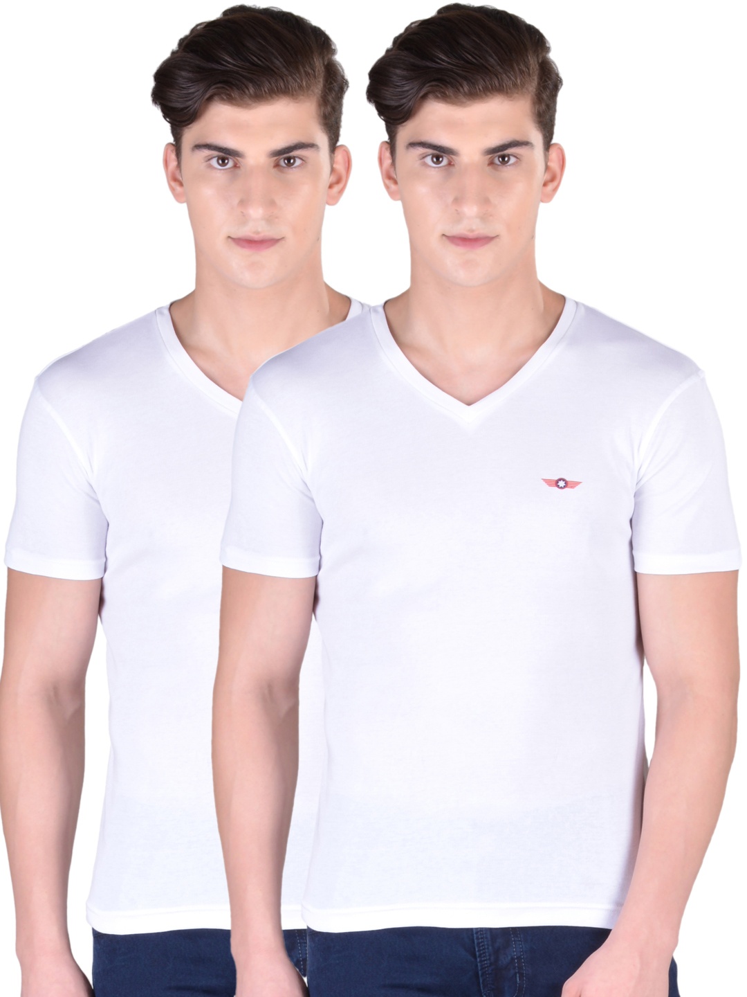 

Force NXT Pack of 2 White T-shirts