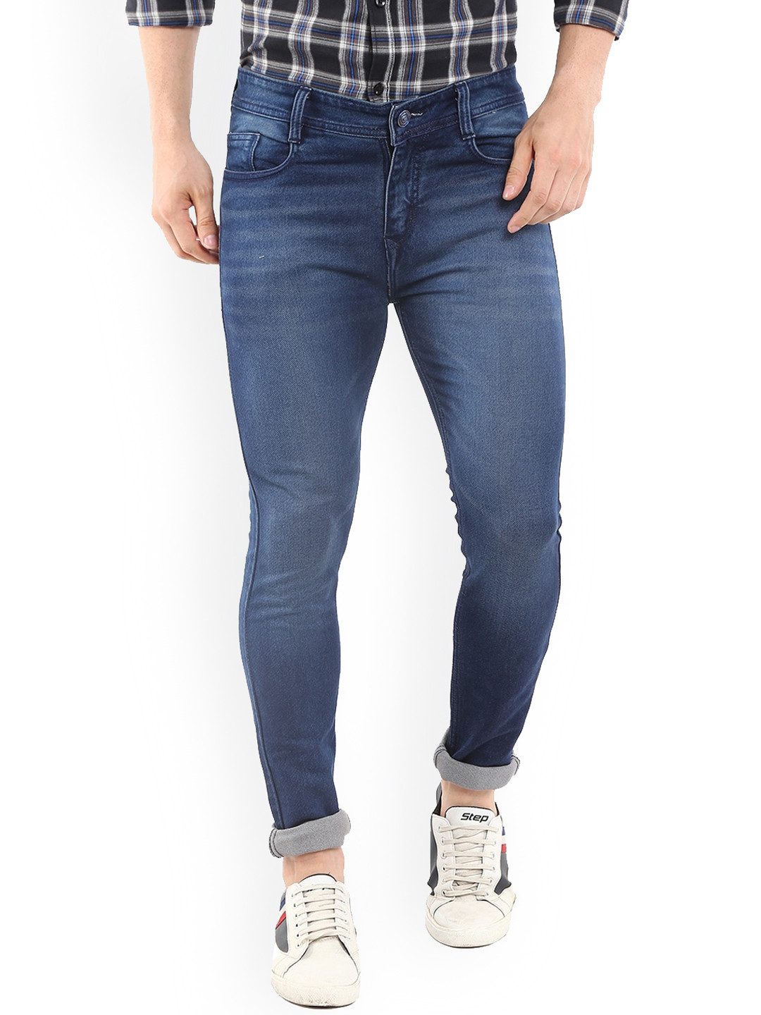 

V-Mart Men Lavender Slim Fit Light Fade Stretchable Jeans