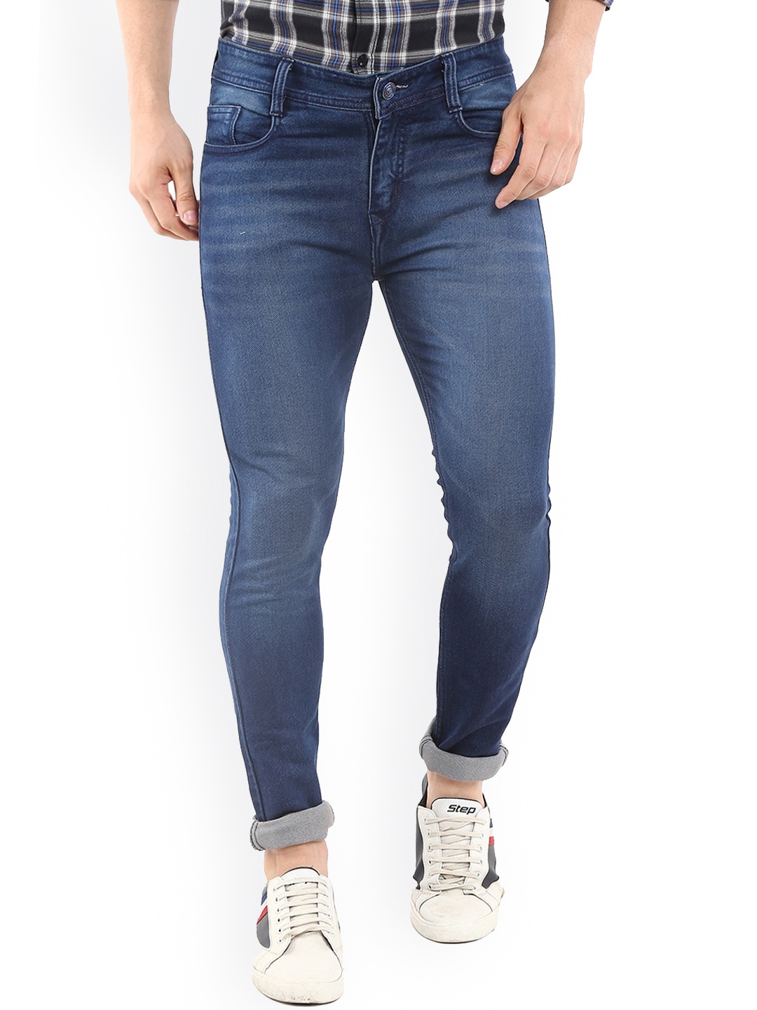 

V-Mart Men Blue Slim Fit Light Fade Stretchable Jeans