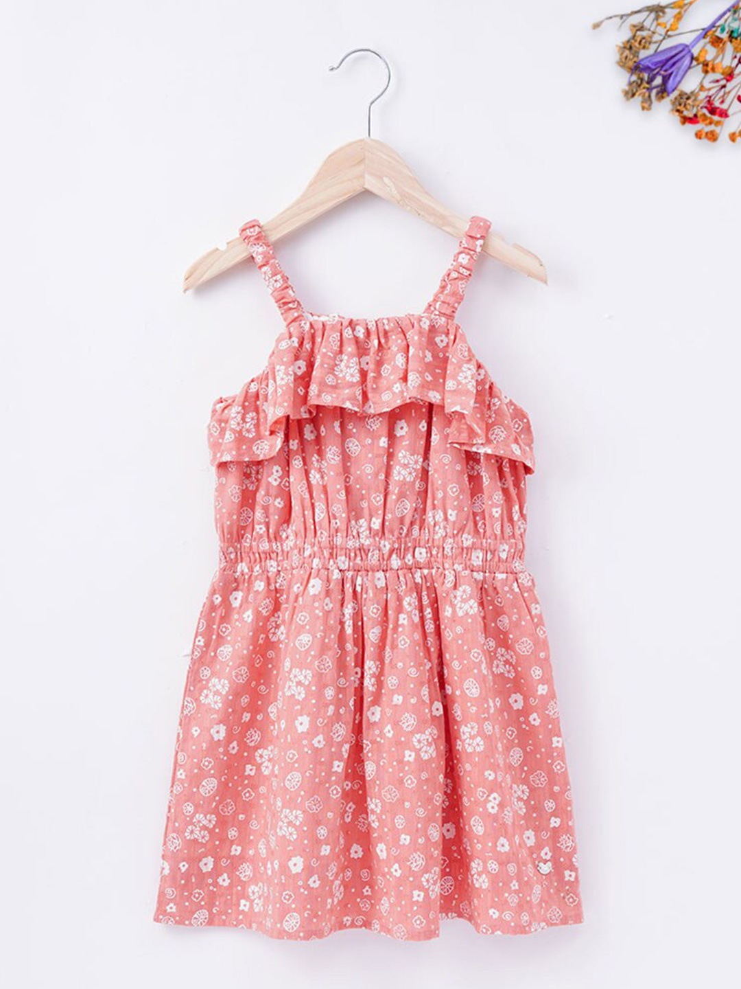 

Ed-a-Mamma Pink Floral Cotton Dress