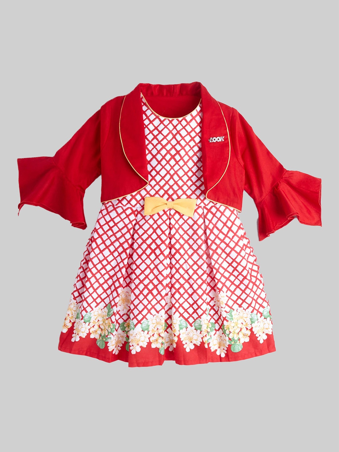 

The Magic Wand White & Red Checked Dress