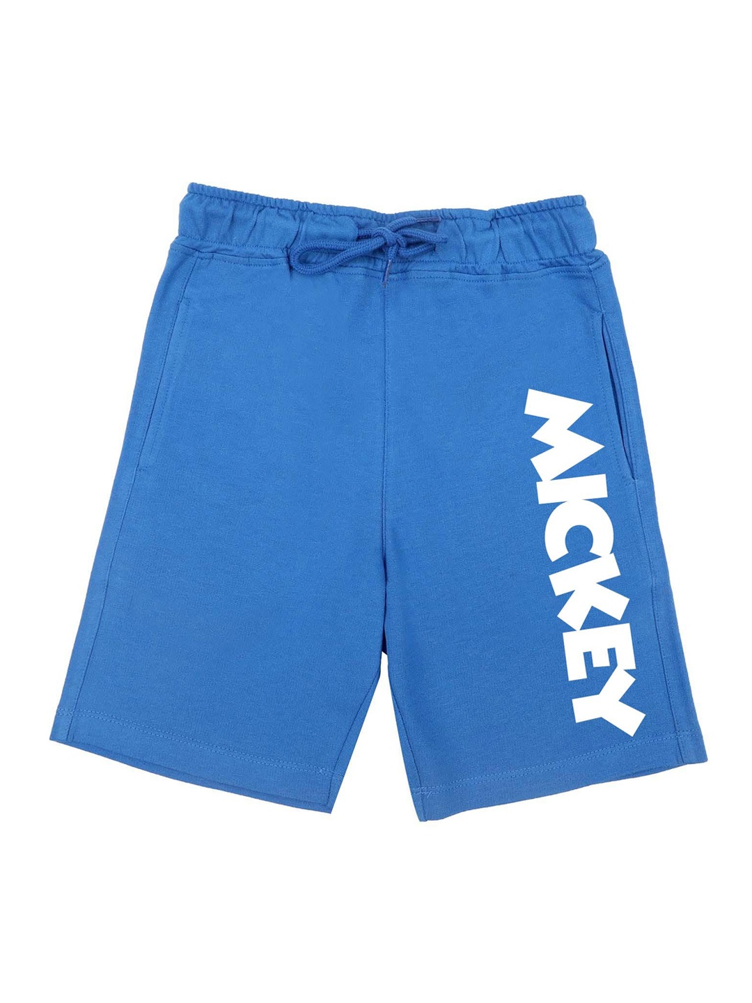 

Disney by Wear Your Mind Boys Blue Typography Printed Mickey Shorts