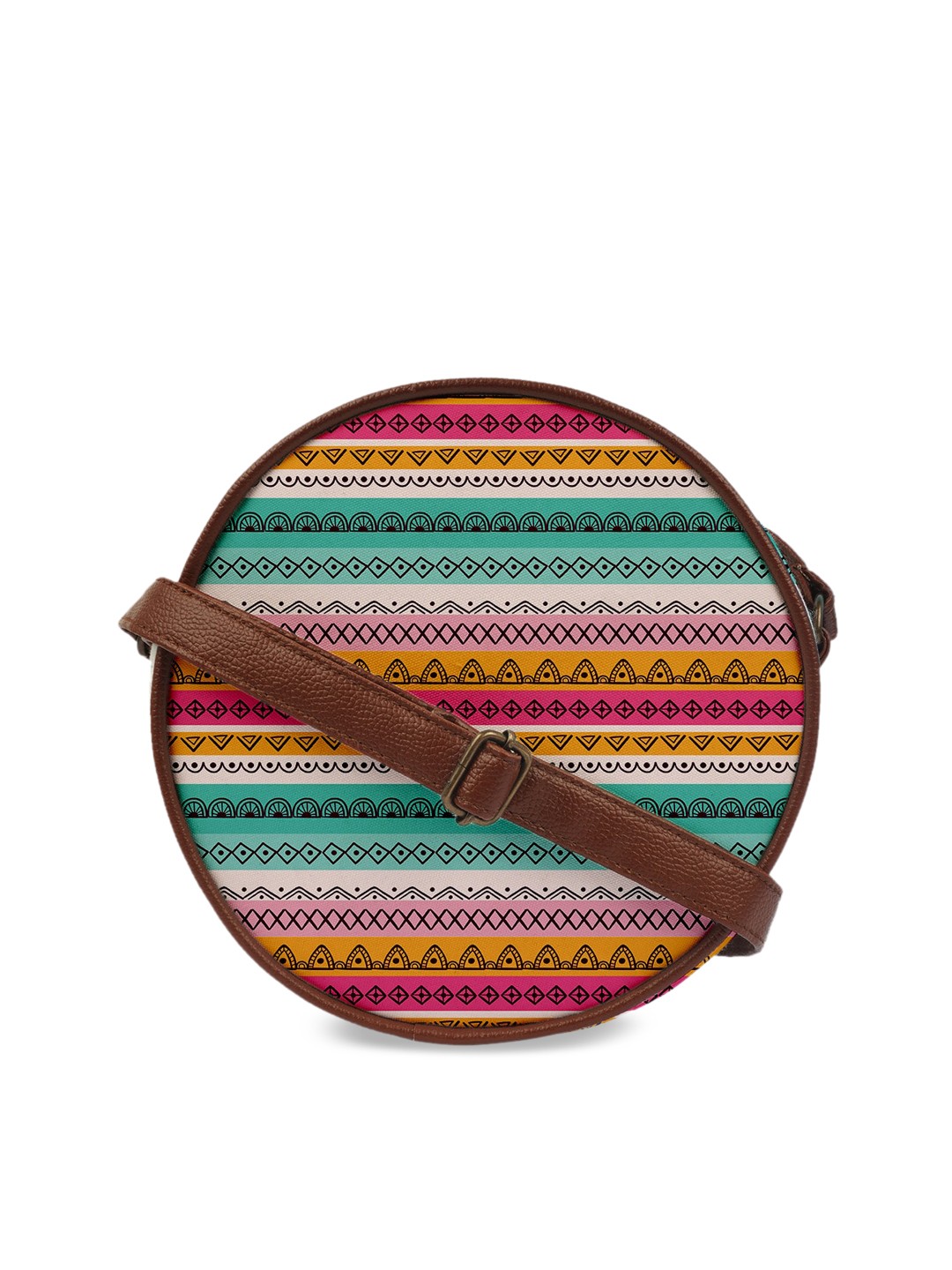 

Crazy Corner Multicoloured Printed Structured Sling Bag, Multi