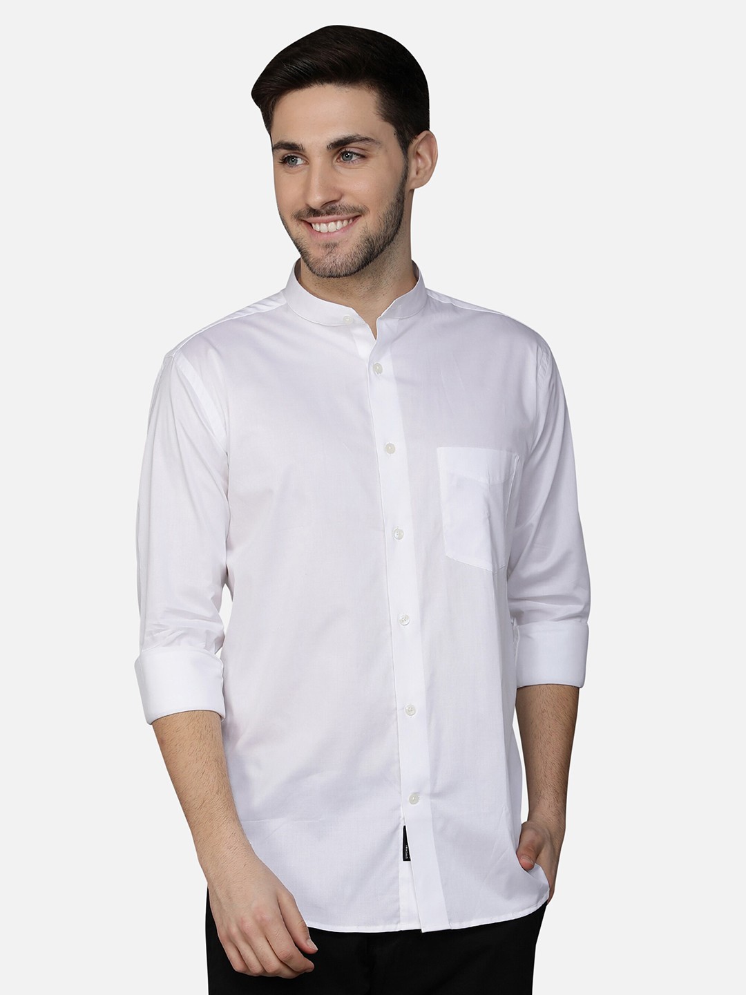 

Callino London Men White Standard Regular Fit Solid Cotton Casual Shirt