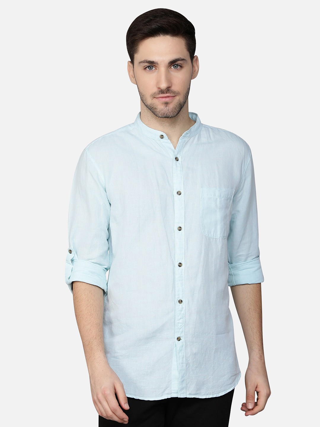 

Callino London Men Blue Slim Fit Casual Shirt