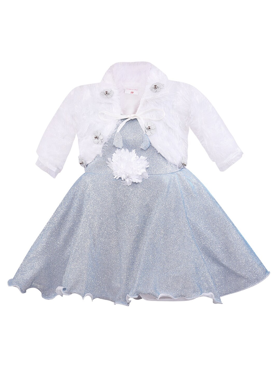 

Wish Karo Blue Satin Dress