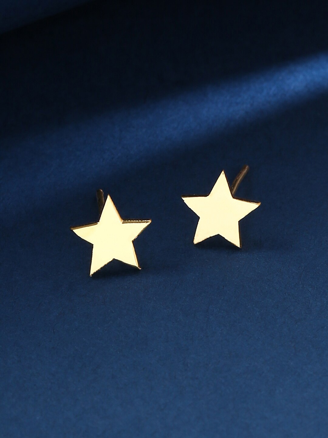 

VIRAASI Gold-Toned Contemporary Studs Earrings