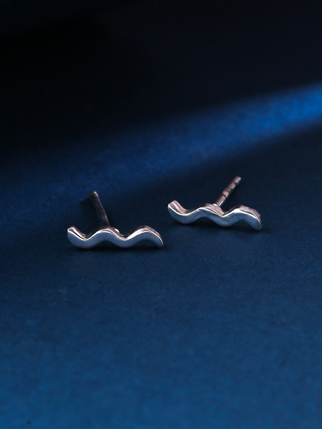 

VIRAASI Silver-Plated Quirky Studs Earrings