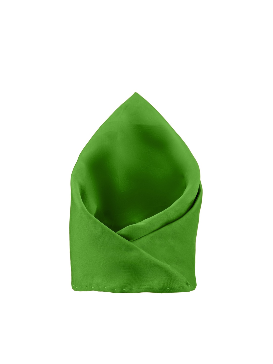 

The Tie Hub Men Green Solid Pocket Square